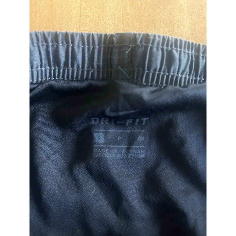 Nike Women's Dri Fit Athletic Running Shorts Sz S Drawstring Black Lined Run Gym